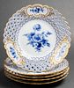 Meissen Reticulated Porcelain Plates, 5