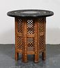 Indian Carved Wood Occasional Table