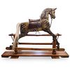 Victorian Carved Wood Rocking Horse