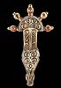 Frankish / Ostrogoth Gilded Silver Fibula