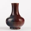19th c. Chinese Porcelain Flambe Glazed Bottle Vase
