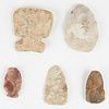 Grp: 5 Stone Tools Points