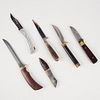 Grp: 6 Hunting Knives - Marble's - Ithaca Gun - Buck