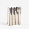 Cartier 1930s Art Deco Solid Sterling Silver Lighter
