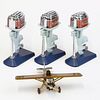 Grp: 4 Swank Lighters Outboard Motor Airplane