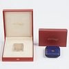 S.T. Dupont Silver Plated Lighter With Case