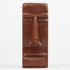 20th c. Carved Wooden Folk Art Tiki Head