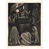 LOLA CUETO, Untitled, Signed, Mezzotint engraving 3 / 20, 13.3 x 10.4" (34 x 26.5 cm)