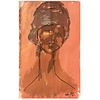 AMEDEO MODIGLIANI, Tete de Femme portrait, 1916, Signed and dated on plate, Serigraphy without print number, Posthumous edition, 29.1 x 20"