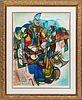 WILLIAM TOLLIVER, NEW ORLEANS JAZZ LITHOGRAPH