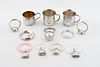 12 STERLING SILVER BABY ITEMS INCLUDING TIFFANY