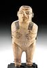 Nazca-Huari Polychrome Standing Female Idol