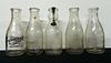 Dairy - 5 clear quart bottles, Warren, OH