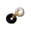 GOLD LEAF  BALCK AND WHITE NEL BROOCH-PENDANT DUO