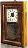 Seth Thomas rosewood veneer shelf clock, 25'' h.