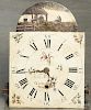 Tall case clock movement with a dial, inscribed John Brooker Germantown, 15 1/2'' h., 11'' w.