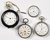 Three pocket watches, to include an Elgin keywind pocket watch, 2 1/4'' dia., an Elgin pocket watch