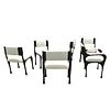 (6) Paul Evans Dining Chairs