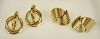 Two (2) Pair of Lady's 14 Karat Yellow Gold Earrings.