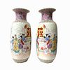 Pair Of Chinese Porcelain Vases