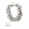 Bubble Style Pearl Necklace with Matching Earrings