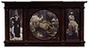 Victorian Triptych Mantel Decoration