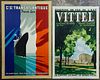 Paul Colin (French, 1892-1986) Transatlantic Poster and Chanel Vittel Poster