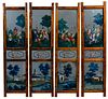 Asian Reverse Painting on Glass Assortment