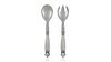 Georg Jensen Sterling Silver and Steel Acanthus Small Salad Set #134
