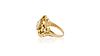 Vintage Georg Jensen Gold Ring #3 With Old Cut Diamond 1.52ct