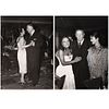 UNIDENTIFIED PHOTOGRAPHER, Diego Rivera y Rina Lazo, 1950, Unsigned Vintage prints, 7 x 5.1"each