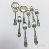 Eight Pieces of Tiffany & Co. Sterling Silver Flatware