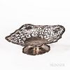 Sterling Silver Reticulated Footed Basket