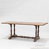 Continental Renaissance-style Walnut Refectory Table