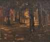 American School, 19th Century       Forest Sunset