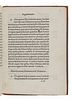 BEROALDUS, Philippus (1453-1505). Declamatio ebriosi, scortatoris et aleatoris. Bologna: Benedictus Hectoris, 1499.