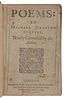 DRAYTON, Michael (1563-1631). Poems. London: W. Stansby for John Smethwicke, 1613.  