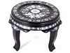 Oriental Mother of Pearl Inlaid Lacquer Table