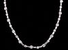 16.28 cts. VS2 Diamond 18K Gold Necklace w/ Papers