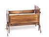 Victorian Handcrafted Wind Up Rocking Bassinet