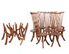 Jeffrey Greene Unique Table & 7 Chairs