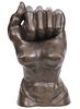 Mid-Century Surreal Bronze Statue of Torso & Fist