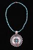 Navajo Kingman Turquoise Sterling Silver Necklace