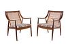 Peter Hvidt and Orla Molgaard Nielsen
(Danish, 1916-1986 | Danish,1907-1993)
Pair of Lounge Chairs, France & Son, Denmark