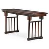 CHINESE HARDWOOD PAINTER'S TABLE