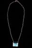 Navajo Silver Kingman Turquoise Handmade Necklace