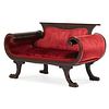 CLASSICAL STYLE MAHOGANY SETTEE