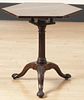 George II mahogany tea table, ca. 1760, 28 1/2'' h., 24 3/4'' w.