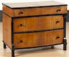 Biedermeier chest of drawers, ca. 1830, 30'' h., 37 1/2'' w. Provenance: DeHoogh Gallery, Philadelphia