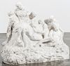 Agnes Yarnell (American 20th c.), plaster figural group, 19 1/2'' x 22''.
